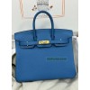 Birkin25 輸入togo Blue zanzibar B3 / ブルーザンジバル ブルーザンジバル ゴールド金具 フランス輸入素材 Togo トゴ