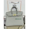 Birkin25  80/珍珠灰/Pearl Grey (Gris Perle)  パールグレー フランス輸入素材 Togo トゴ
