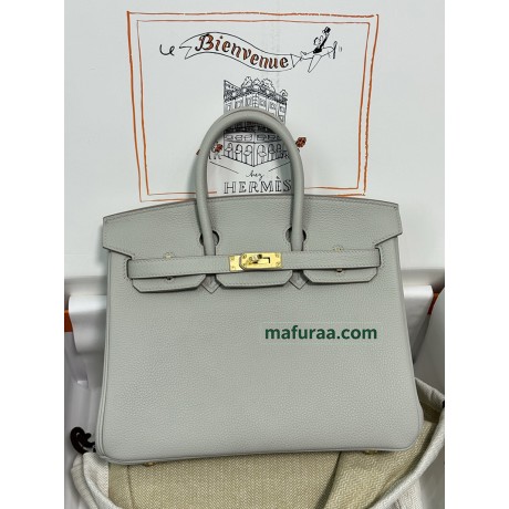 Birkin25  80/珍珠灰/Pearl Grey (Gris Perle)  パールグレー フランス輸入素材 Togo トゴ