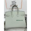 Birkin25 フランス輸入素材、Togo トゴ 冰晶灰  グリパンタン Gris Neveシルバー金具