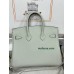 Birkin25 フランス輸入素材、Togo トゴ 冰晶灰  グリパンタン Gris Neveシルバー金具