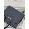 Birkin25  2Z/午夜蓝 夜空蓝 Blue nuit ブルーニュイ フランス輸入素材 Togo トゴ ゴールド金具