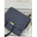 Birkin25  2Z/午夜蓝 夜空蓝 Blue nuit ブルーニュイ フランス輸入素材 Togo トゴ ゴールド金具