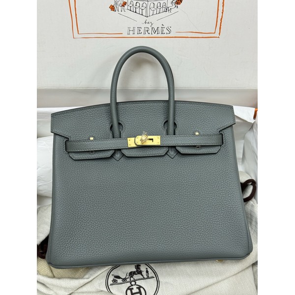 Birkin25  63/Vert Amande  ヴェールアマンド フランス輸入素材 Togo トゴゴールド金具