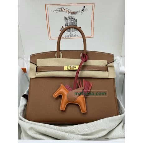 Birkin25  37 /Gold   ゴールド フランス輸入素材 Togo トゴゴールド金具
