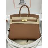 Birkin25  37 /Gold   ゴールド フランス輸入素材 Togo トゴゴールド金具