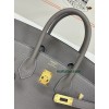 Birkin25  8F/锡器灰/Etain エタン フランス輸入素材 Togo トゴゴールド金具
