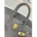 Birkin25  8F/锡器灰/Etain エタン フランス輸入素材 Togo トゴゴールド金具