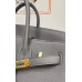 Birkin25  8F/锡器灰/Etain エタン フランス輸入素材 Togo トゴゴールド金具