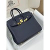 Birkin25  2Z/ Blue nuit ブルーニュイ フランス輸入素材 Togo トゴゴールド金具