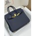 Birkin25  2Z/ Blue nuit ブルーニュイ フランス輸入素材 Togo トゴゴールド金具