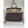 Birkin25 0G/马鞍红/Rouge Sellier  ルージュセリエ フランス輸入素材 Togo トゴゴールド金具