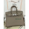 Birkin25cm  18/大象灰/Étoupe Greyエトゥープ フランス輸入素材 Togo トゴシルバー金具