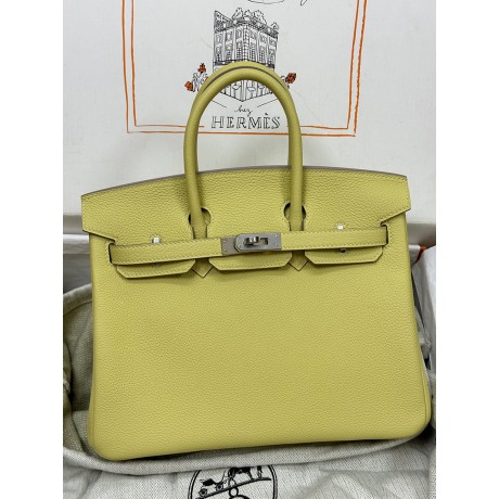 Birkin25 1Z/小鸡黄/Jaune Poussin  ジョーヌプッサン フランス輸入素材 Togo トゴ