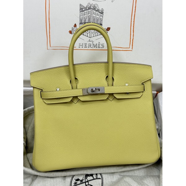 Birkin25 1Z/小鸡黄/Jaune Poussin  ジョーヌプッサン フランス輸入素材 Togo トゴ
