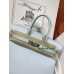 Birkin30 08/圣杯蓝/Blue Pale ブルーペール フランス輸入素材ヴォーエプソン Epsomシルバー金具