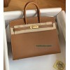Birkin 25cm 37 /Gold   ゴールド フランス輸入素材ヴォーエプソン Epsom手工蝋線 ゴールド金具