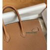 Birkin 25cm 37 /Gold   ゴールド フランス輸入素材ヴォーエプソン Epsom手工蝋線 ゴールド金具