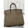 Birkin 25cm 18/大象灰/Étoupe Grey エトゥープ フランス輸入素材ヴォーエプソン Epsom ゴールド金具