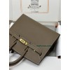 Birkin 25cm 18/大象灰/Étoupe Grey エトゥープ フランス輸入素材ヴォーエプソン Epsom ゴールド金具