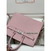 Birkin 25cm 3Q/新樱花粉/Rose Sakura  ローズサクラ フランス輸入素材 ヴォーエプソン Epsom