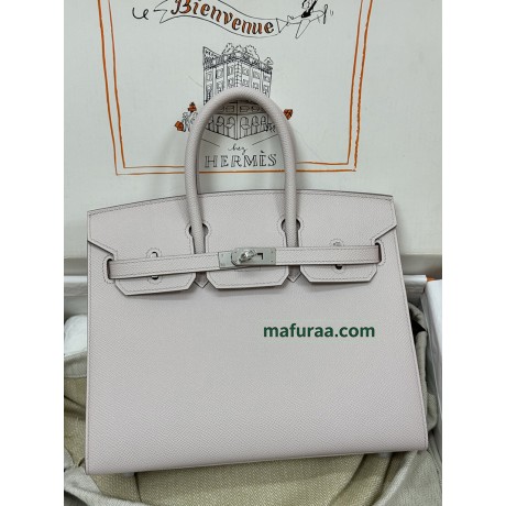 Birkin 25cm 9W/梦幻紫/Crocus  クロッカス フランス輸入素材ヴォーエプソン Epsomシルバー金具
