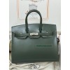 Birkin 25cm V6/丛林绿/Canope  カノピ box   ボックスカーフシルバー金具