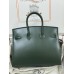 Birkin 25cm V6/丛林绿/Canope カノピ box ボックスカーフシルバー金具