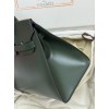 Birkin 25cm V6/丛林绿/Canope  カノピ box   ボックスカーフシルバー金具
