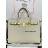 Birkin30cm 10/奶昔白/Craie  クレ フランス輸入素材ヴォーエプソン Epsom ゴールド金具