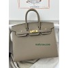 Birkin25cm 18/大象灰/Étoupe Grey (Étoupe)  エトゥープ フランス輸入素材ヴォーエプソン Epsom
