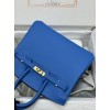Birkin25cm T7/水妖蓝/Blue Hydra  ブルーイドラ フランス輸入素材 スイフト swift 平纹 ゴールド金具