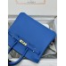 Birkin25cm T7/水妖蓝/Blue Hydra  ブルーイドラ フランス輸入素材 スイフト swift 平纹 ゴールド金具
