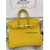 Birkin25cm 9D/琥珀黄/Jaune Ambre  ジョーヌアンブル フランス輸入素材 スイフト swift