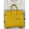 Birkin25cm 9D/琥珀黄/Jaune Ambre  ジョーヌアンブル フランス輸入素材 スイフト swift