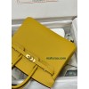 Birkin25cm 9D/琥珀黄/Jaune Ambre  ジョーヌアンブル フランス輸入素材 スイフト swift