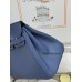 Birkin25cm R2/玛瑙蓝/Blue Agate  ブルーアガット フランス輸入素材 スイフト swift 平纹シルバー金具