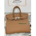 Birkin25cm 37/金色（金棕）/金刚色之37 /Gold  ゴールド フランス輸入素材 スイフト swift 平纹シルバー金具
