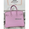 Birkin25cm X9/锦葵紫/Mauve Sylvestre   モーヴシルベストル フランス輸入素材 スイフト swift 平纹 ゴールド金具