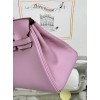 Birkin25cm X9/锦葵紫/Mauve Sylvestre   モーヴシルベストル フランス輸入素材 スイフト swift 平纹 ゴールド金具