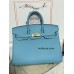 Birkin25cm P3/北方蓝/Blue du Nord  ブルーノール フランス輸入素材 スイフト swift 