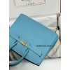 Birkin25cm P3/北方蓝/Blue du Nord  ブルーノール フランス輸入素材 スイフト swift 