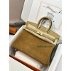 Birkin25cm 4G/焦糖色/Brulee  ブリュレ フランス輸入素材 スイフト swift ゴールド金具
