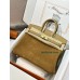 Birkin25cm 4G/焦糖色/Brulee  ブリュレ フランス輸入素材 スイフト swift ゴールド金具