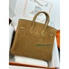 Birkin25cm 4G/焦糖色/Brulee  ブリュレ フランス輸入素材 スイフト swift ゴールド金具