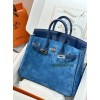 Birkin25cm 1P/鸭子蓝/Colvert  コルヴェール フランス輸入素材 スイフト swift