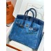 Birkin25cm 1P/鸭子蓝/Colvert  コルヴェール フランス輸入素材 スイフト swift