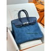 Birkin25cm 1P/鸭子蓝/Colvert  コルヴェール フランス輸入素材 スイフト swift
