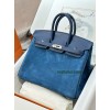 Birkin25cm 1P/鸭子蓝/Colvert  コルヴェール フランス輸入素材 スイフト swift