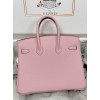 Birkin25cm 3Q/新樱花粉/Rose Sakura   ローズサクラ フランス輸入素材 スイフト swift 平纹 ゴールド金具